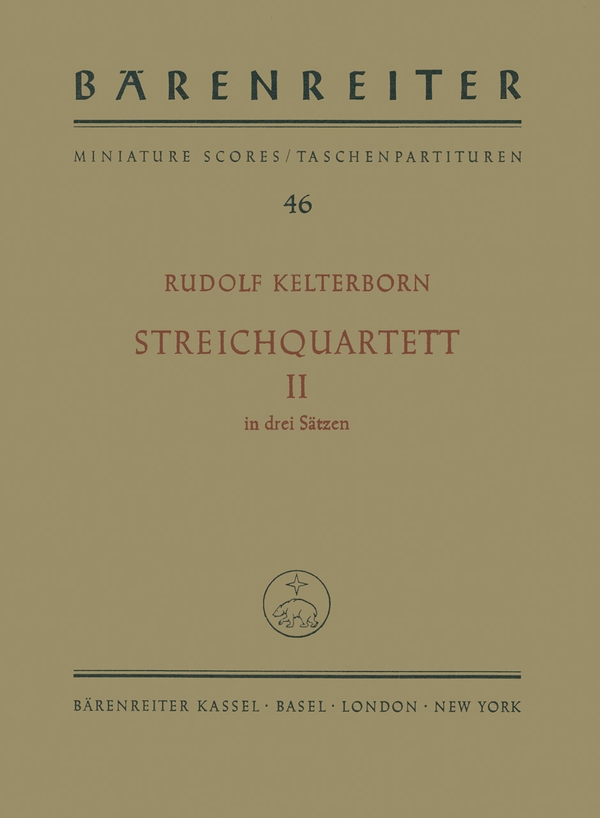 Streichquartett    Studienpartitur