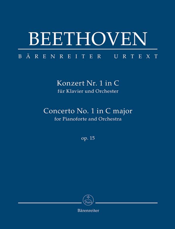 Konzert C-Dur Nr.1 op.15&nbsp;&nbsp;für Klavier und Orchester&nbsp;&nbsp;Studienpartitur