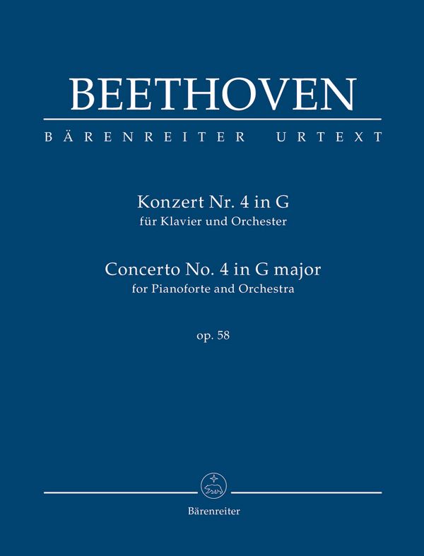 Konzert G-Dur Nr.4 op.58&nbsp;&nbsp;für Klavier und Orchester&nbsp;&nbsp;Studienpartitur