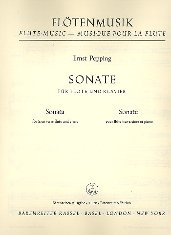 Sonate  für Flöte und Klavier  Archivkopie