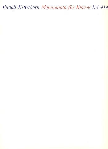 Monosonata  für Klavier  