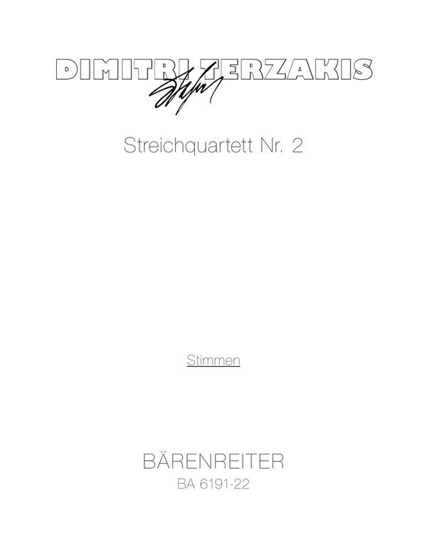 Streichquartett  :  Stimmensatz 2 V/Va/Vc