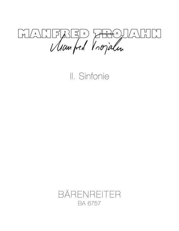 Zweite Sinfonie  :  Studienpartitur