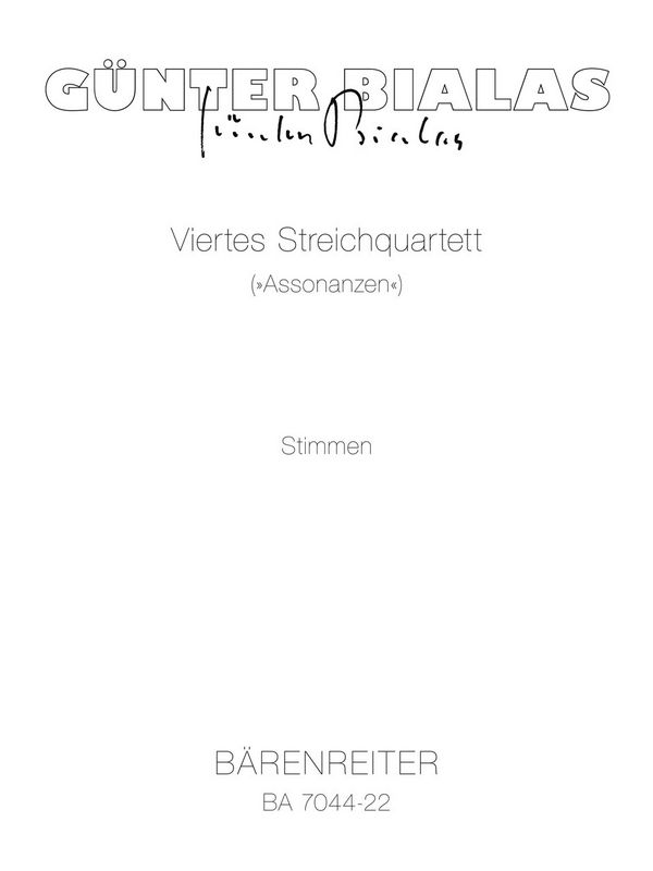 Streichquartett  :  Stimmensatz 2 V/Va/Vc