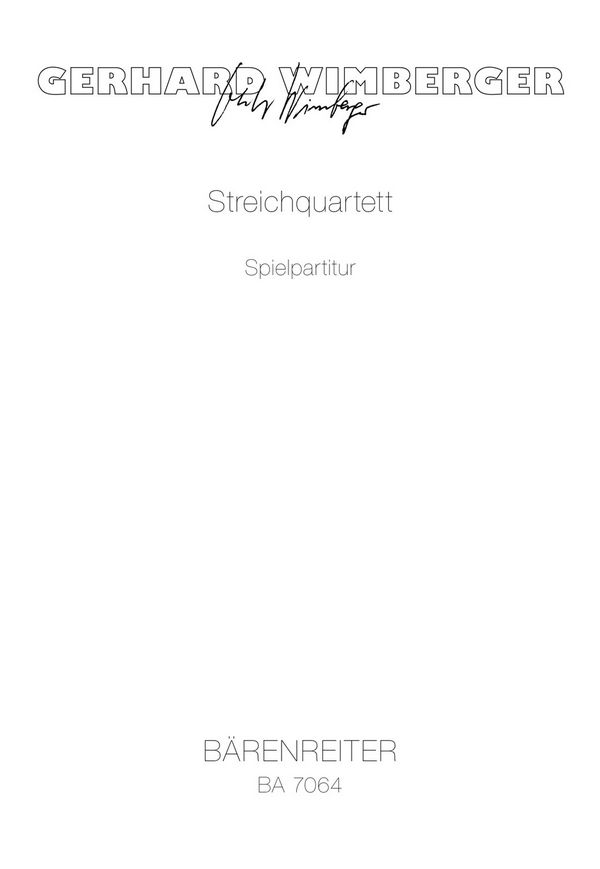 Streichquartett&nbsp;&nbsp;:&nbsp;&nbsp;Spielpartitur(en) 2 V/Va/Vc