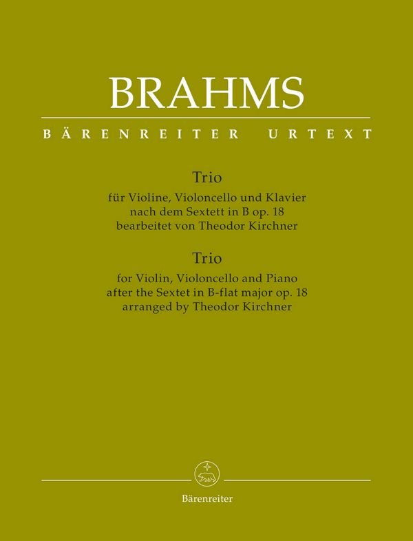 Trio op.18&nbsp;&nbsp;für Violine, Violoncello und Klavier&nbsp;&nbsp;Stimmen