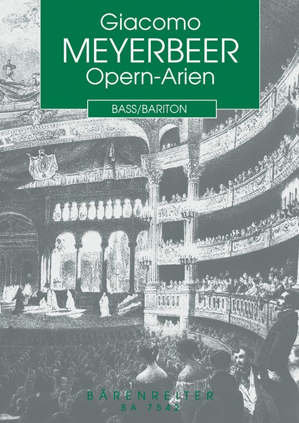 Opern-Arien 16 Arien, Chansons, Couplets  und Balladen für Bass / Bariton und Klavier  