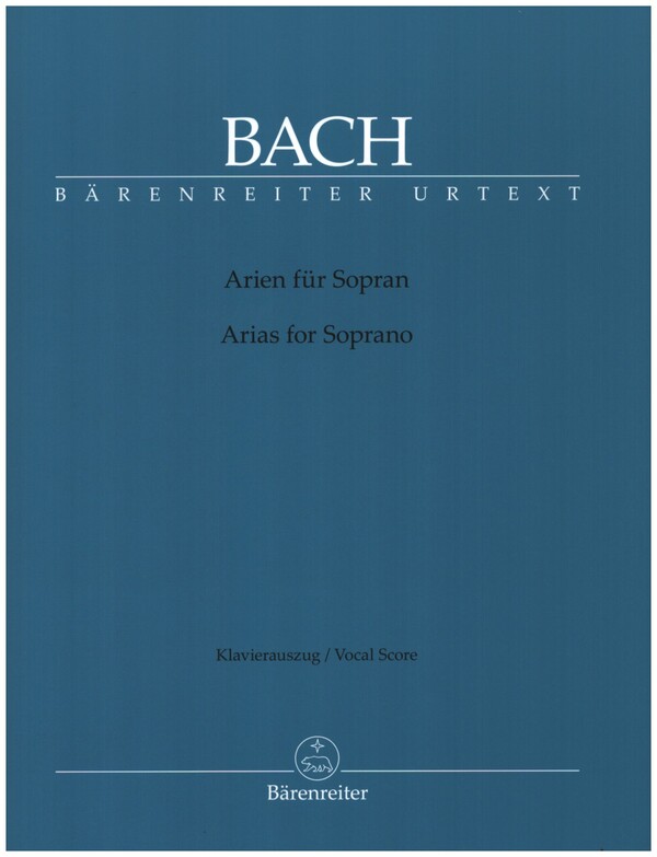Das Arienbuch Arien aus den Kantaten&nbsp;&nbsp;für Sopran und Klavier (dt/en)&nbsp;&nbsp;mit englischem Begleitheft
