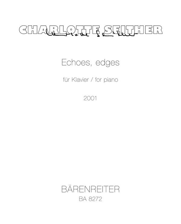 Echoes, Edges  :  Spielpartitur(en) Klav
