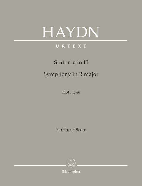 Sinfonie H-Dur Hob.I:46 für Orchester&nbsp;&nbsp;Partitur&nbsp;&nbsp;