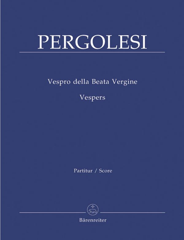 Vespro della Beata Vergine / Marienvespe&nbsp;&nbsp;:&nbsp;&nbsp;Partitur Soli/GemCh/Orch