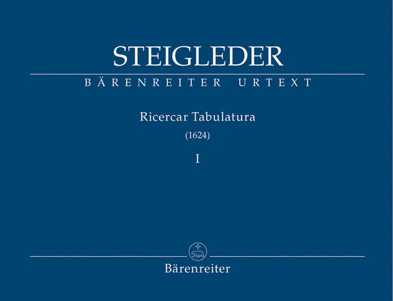 Ricercar Tabulatura Band 1  für Orgel  