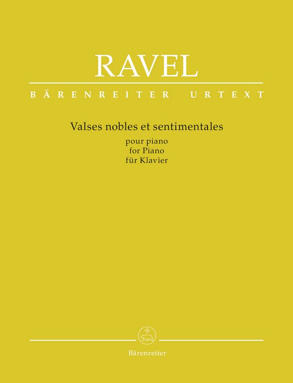 Valses nobles et sentimentales&nbsp;&nbsp;für Klavier&nbsp;&nbsp;