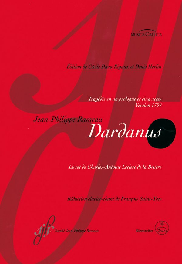 Dardanus (Fassung 1739)  Klavierauszug (frz)  