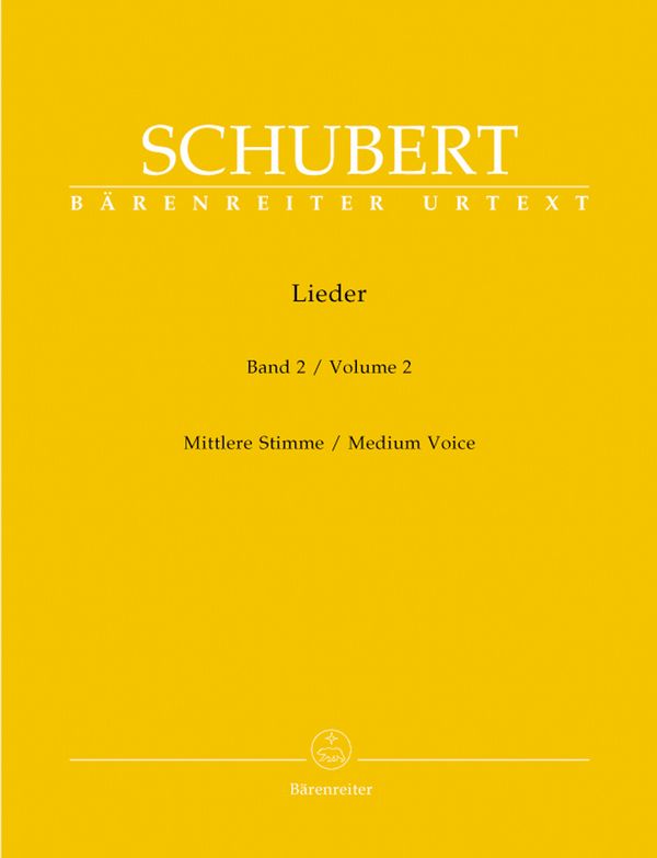 Lieder Band 2 (op.26 bis op.79)&nbsp;&nbsp;für mittlere Stimme und Klavier&nbsp;&nbsp;praktische Ausgabe
