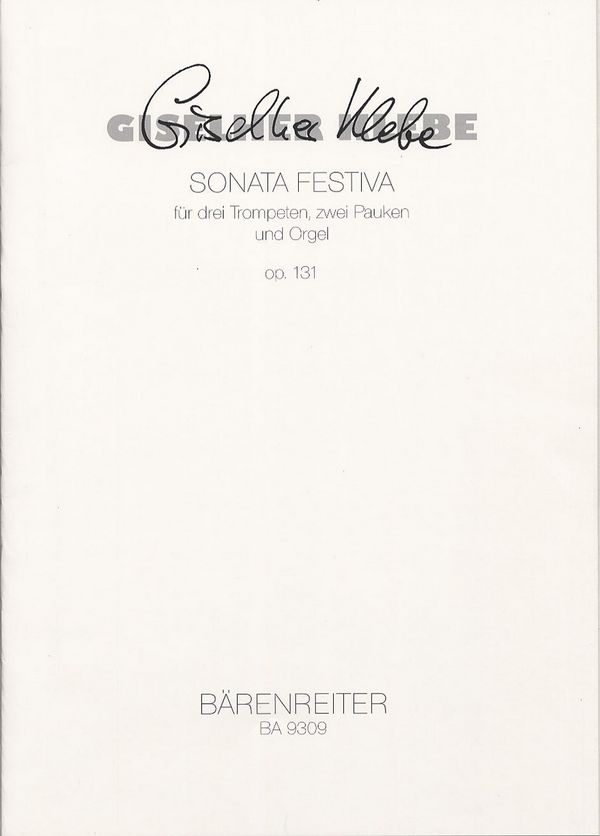 Sonata Festiva  :  Partitur Orch