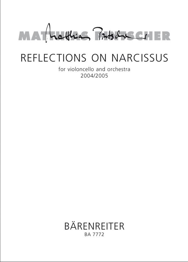 Reflections on Narcissus  für Violoncello und Orchester  Partitur