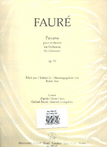 Pavane op.50&nbsp;&nbsp;für Orchester&nbsp;&nbsp;Harmoniestimmen