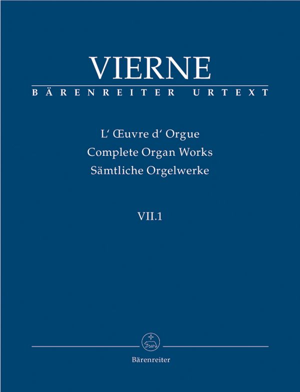 Sämtliche Orgelwerke Band 7,1&nbsp;&nbsp;Pièces de fantaisie en 4 suites&nbsp;&nbsp;op.51 Livre 1
