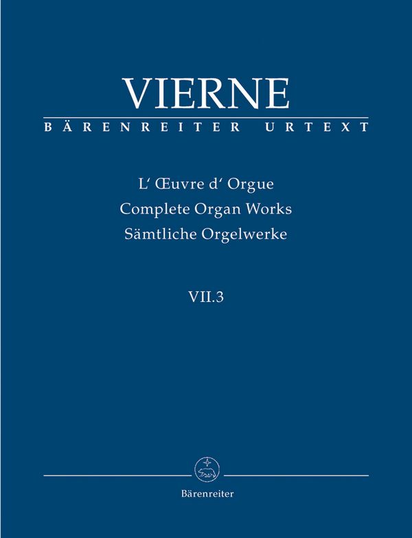 Sämtliche Orgelwerke Band 7,3&nbsp;&nbsp;Pièces de fantaisie en 4 suites op.54 Livre 3 (nos.13-18)&nbsp;&nbsp;
