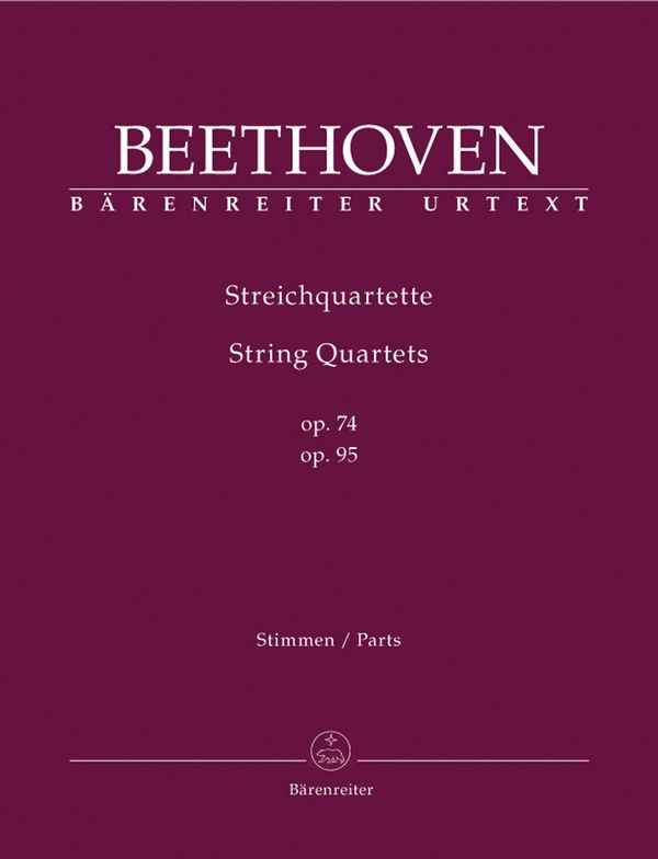 Streichquartette op.74 und op.95&nbsp;&nbsp;&nbsp;&nbsp;Stimmen