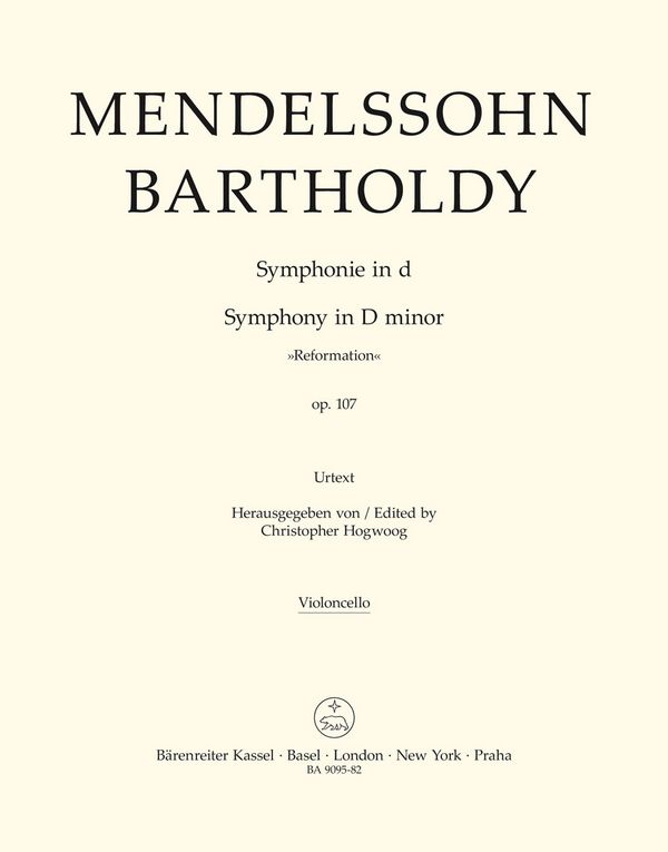 Sinfonie d-Moll Nr.5 op.107&nbsp;&nbsp;für Orchester&nbsp;&nbsp;Violoncello