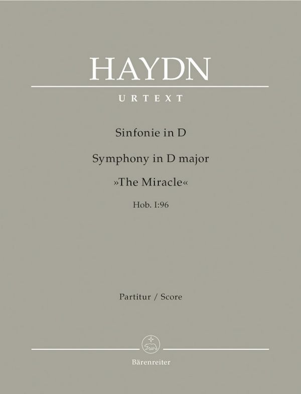 Sinfonie D-Dur Nr.96 Hob.I:96&nbsp;&nbsp;für Orchester&nbsp;&nbsp;Partitur