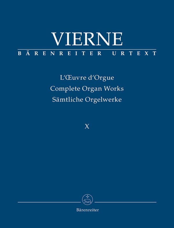 Sämtliche Orgelwerke Band 10&nbsp;&nbsp;Improvisationen und Transkriptionen&nbsp;&nbsp;