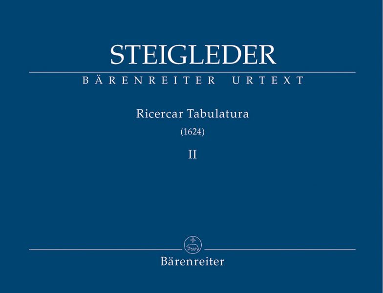 Ricercar Tabulatura Band 2  für Orgel  