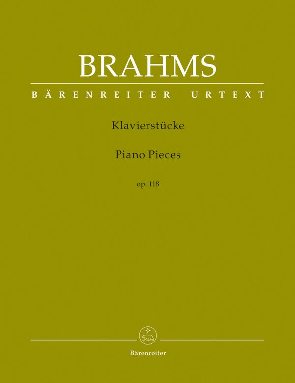 Klavierstücke op.118&nbsp;&nbsp;für Klavier&nbsp;&nbsp;