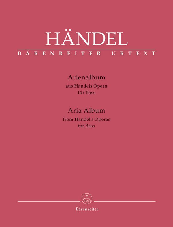 Arienalbum aus Opern&nbsp;&nbsp;für Bass und Klavier&nbsp;&nbsp;