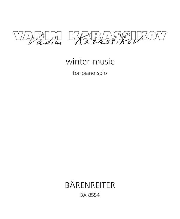 winter music  :  Spielpartitur(en) Klav