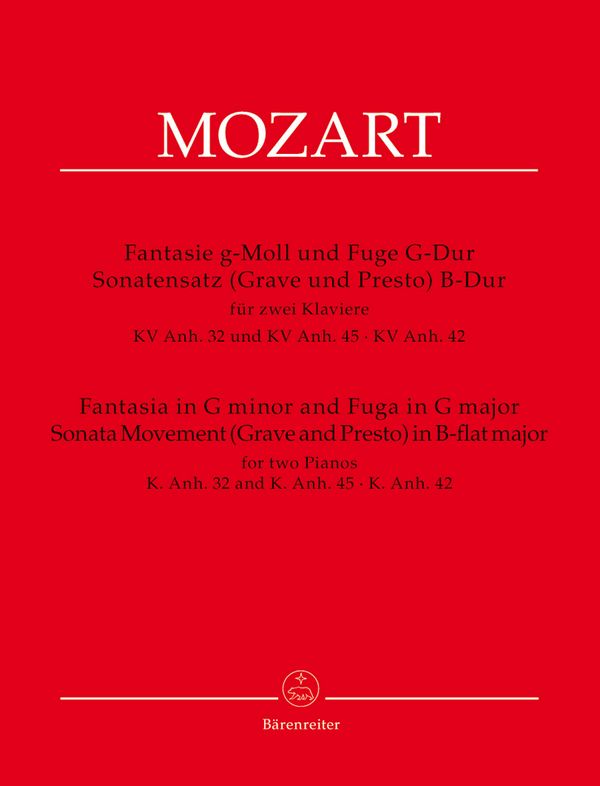 3 Stücke für 2 Klaviere  Spielpartitur  