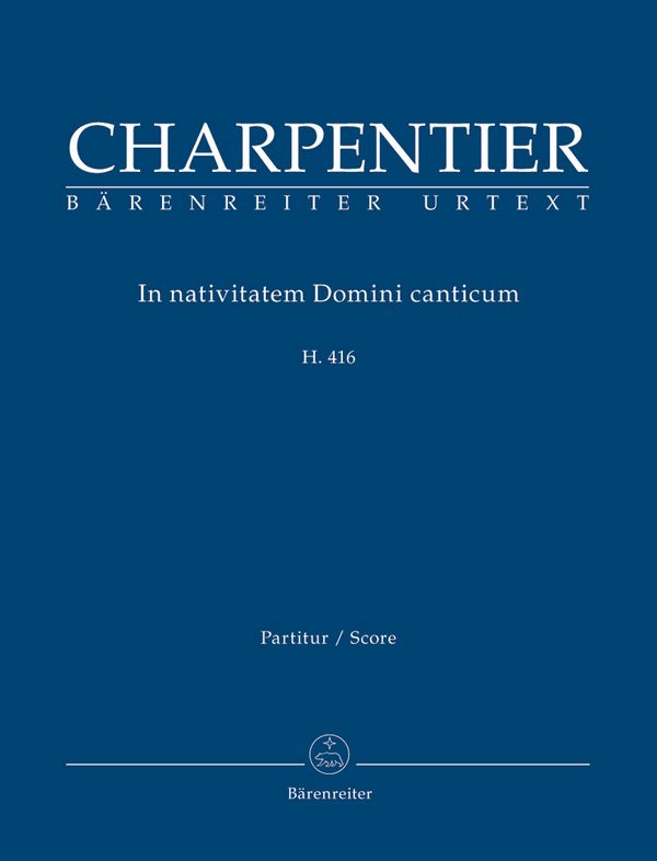 In nativitatem Domini canticum H416  für gem Chor und Streicher  Partitur