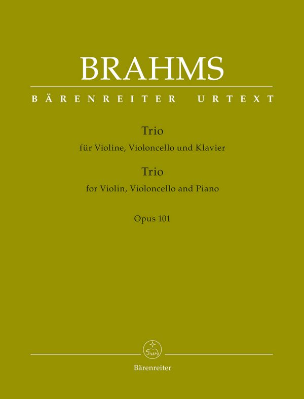 Trio op.101 &nbsp;&nbsp;für Violine, Violoncello und Klavier&nbsp;&nbsp;Stimmen