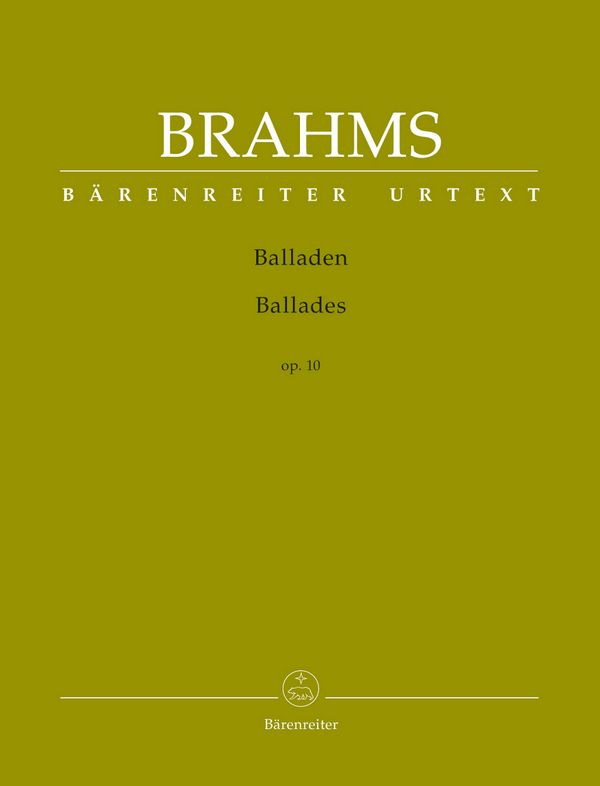 Balladen op.10&nbsp;&nbsp;für Klavier&nbsp;&nbsp;