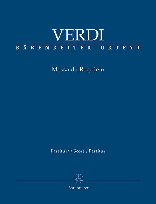 Messa da Requiem&nbsp;&nbsp;für Soli, gem Chor und Orchester&nbsp;&nbsp;Partitur