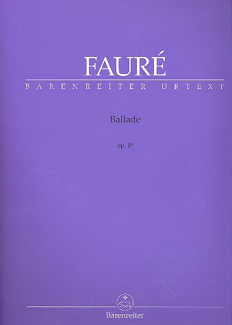 Ballade Fis-Dur op.19&nbsp;&nbsp;für Klavier&nbsp;&nbsp;
