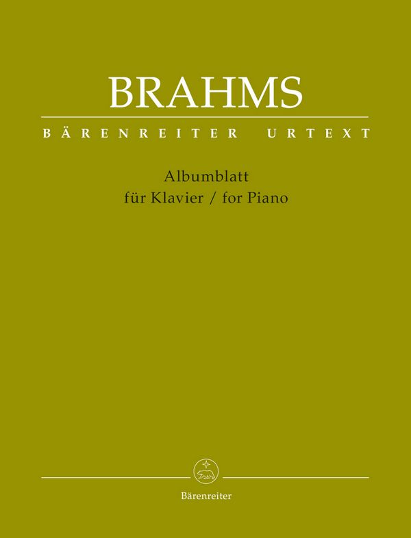 Albumblatt&nbsp;&nbsp;für Klavier&nbsp;&nbsp;
