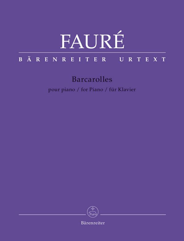 Barcarolles&nbsp;&nbsp;für Klavier&nbsp;&nbsp;