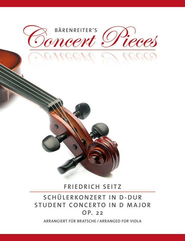 Schülerkonzert D-Dur op.22   für Violine und Klavier   für Viola und Klavier