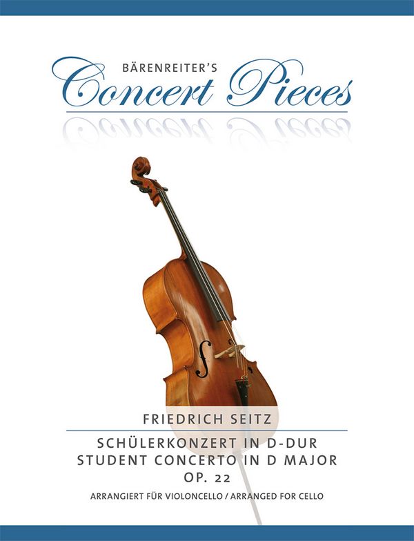 Schülerkonzert G-Dur op.22 für Violine  und Klavier für Violoncello und Klavier  