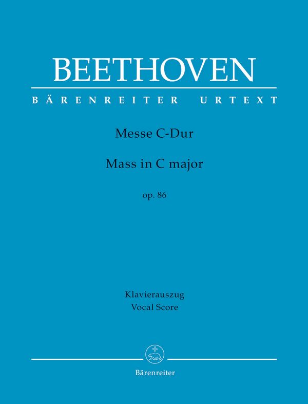 Messe C-Dur op.86&nbsp;&nbsp;für Soli, gem Chor und Orchester&nbsp;&nbsp;Klavierauszug