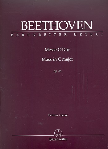 Messe C-Dur op.86&nbsp;&nbsp;für Soli, gem Chor und Orchester&nbsp;&nbsp;Partitur
