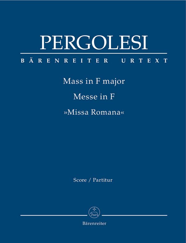 Missa Romana&nbsp;&nbsp;für 2 (4) gem Chöre und Orchester&nbsp;&nbsp;Partitur