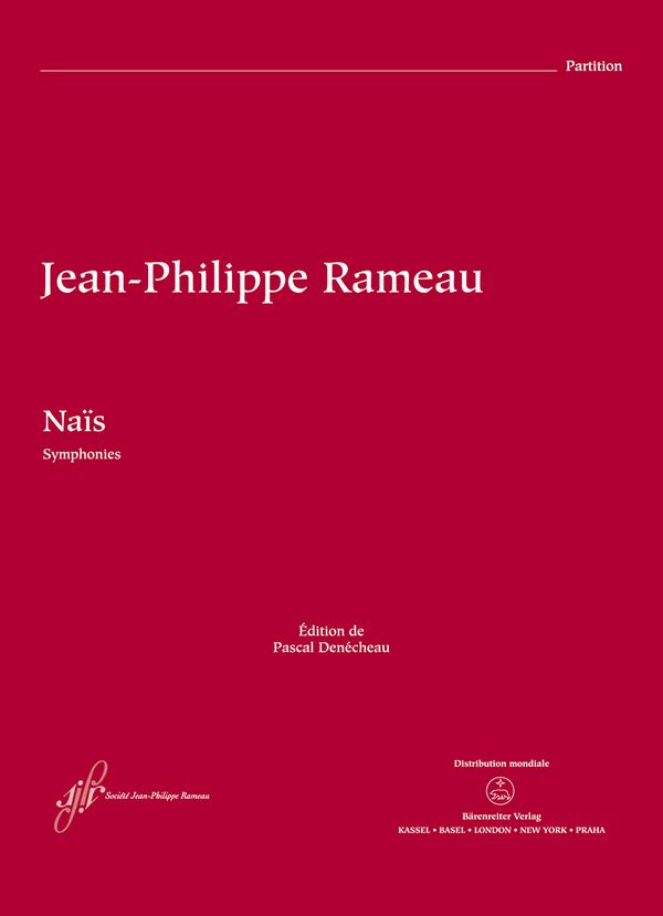 Rameau, Jean-Philippe, Naïs -Opera with a prologue and three acts- (Sy&nbsp;&nbsp;&nbsp;&nbsp;Score, Urtext edition