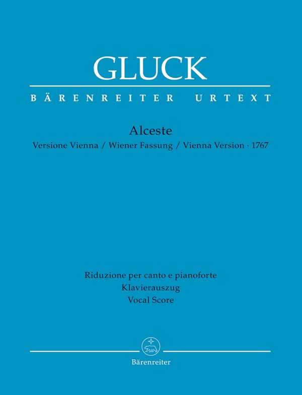 Alceste (Wiener Fassung 1767)    Klavierauszug (it/dt)