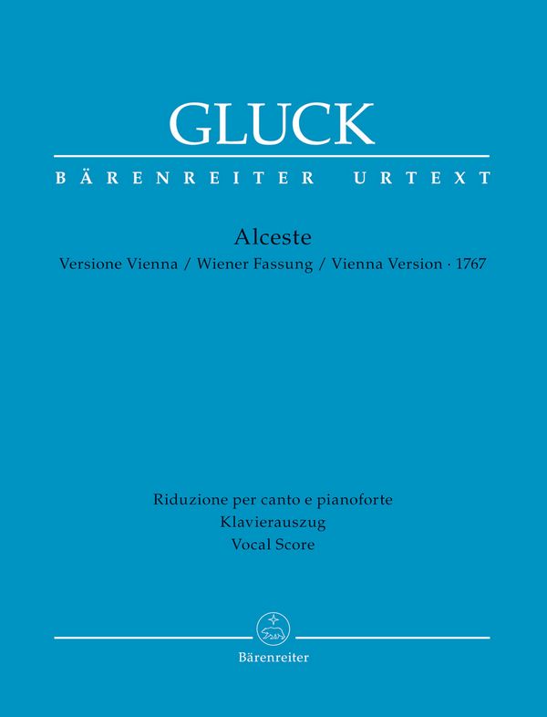 Alceste (Wiener Fassung 1767)    Klavierauszug (it/dt)