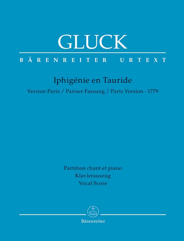 Iphigénie en Tauride (Pariser Fassung 1779)&nbsp;&nbsp;&nbsp;&nbsp;Klavierauszug (frz/dt)