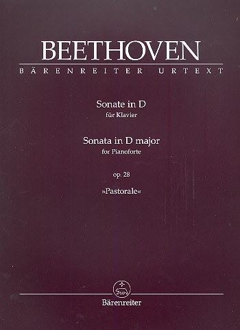 Sonate D-Dur op.28&nbsp;&nbsp;für Klavier&nbsp;&nbsp;